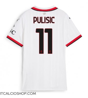 AC Milan Christian Pulisic #11 Seconda Maglia Femmina 2024-25 Manica Corta